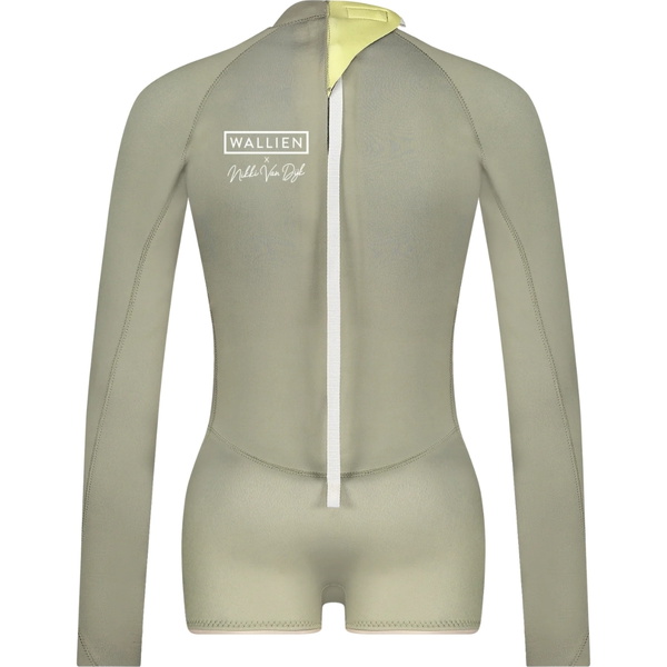 2026 Wallien Da Donna Nikki Van Dijk Boyleg Cut 2mm Back Zip Muta Primaverile Muta 101007 - Moon